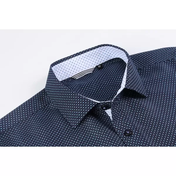Alex Vando Mens Printed Dress Shirts Long Sleeve Regular Fit Button Down Shirt