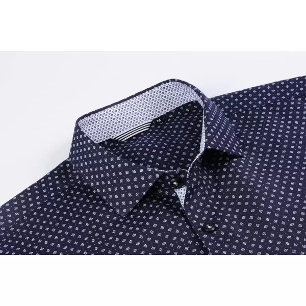 Alex Vando Mens Printed Dress Shirts Long Sleeve Regular Fit Button Down Shirt