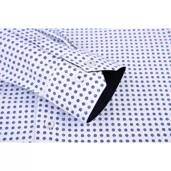 Alex Vando Mens Printed Dress Shirts Long Sleeve Regular Fit Button Down Shirt