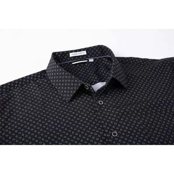 Alex Vando Mens Printed Dress Shirts Long Sleeve Regular Fit Button Down Shirt
