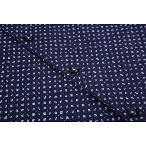 Alex Vando Mens Printed Dress Shirts Long Sleeve Regular Fit Button Down Shirt