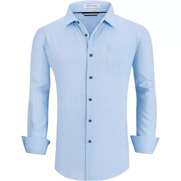 Alex Vando Mens Printed Dress Shirts Long Sleeve Regular Fit Button Down Shirt