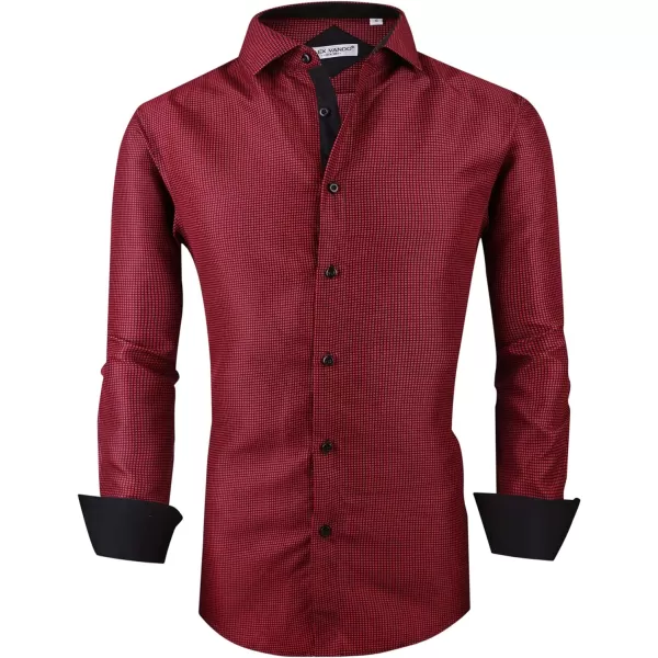 Alex Vando Mens Printed Dress Shirts Long Sleeve Regular Fit Button Down Shirt