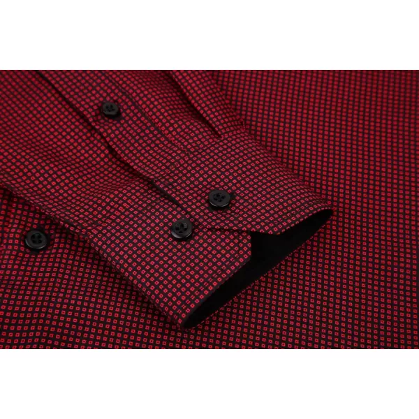 Alex Vando Mens Printed Dress Shirts Long Sleeve Regular Fit Button Down Shirt