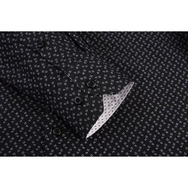 Alex Vando Mens Printed Dress Shirts Long Sleeve Regular Fit Button Down Shirt