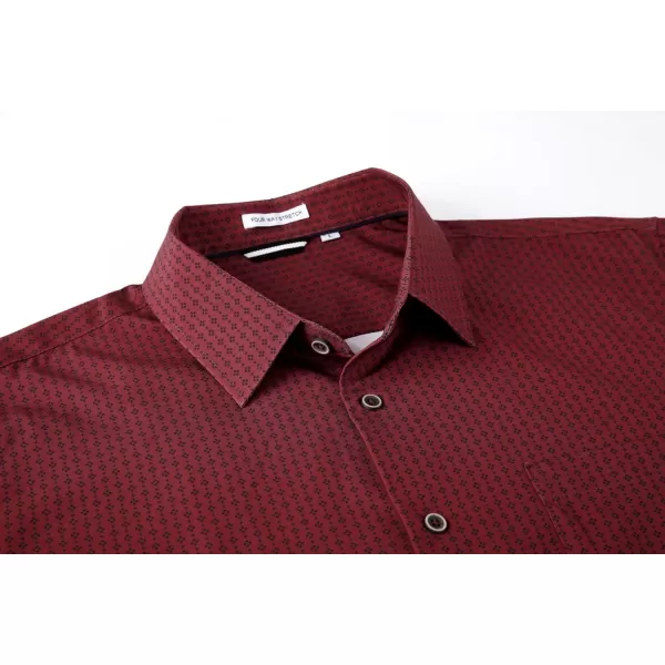 Alex Vando Mens Printed Dress Shirts Long Sleeve Regular Fit Button Down Shirt