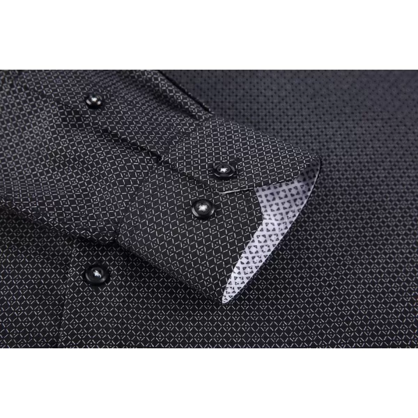 Alex Vando Mens Printed Dress Shirts Long Sleeve Regular Fit Button Down Shirt