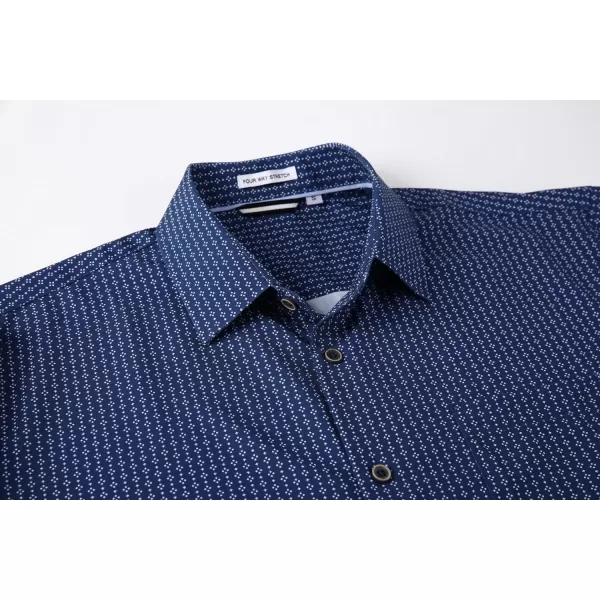 Alex Vando Mens Printed Dress Shirts Long Sleeve Regular Fit Button Down Shirt