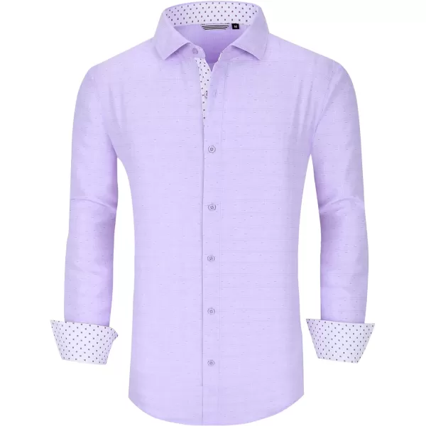 Alex Vando Mens Printed Dress Shirts Long Sleeve Regular Fit Button Down Shirt