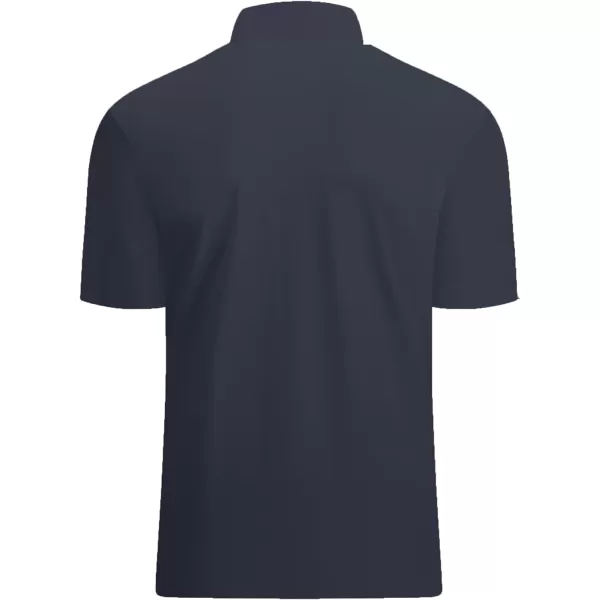 Alex Vando Mens Seamless Golf Shirt Moisture Wicking Quick-Dry Tailored Fit Polo Shirts