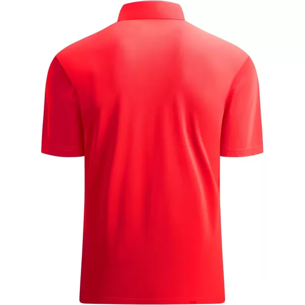 Alex Vando Mens Seamless Golf Shirt Moisture Wicking Quick-Dry Tailored Fit Polo Shirts