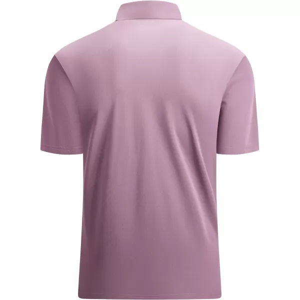 Alex Vando Mens Seamless Golf Shirt Moisture Wicking Quick-Dry Tailored Fit Polo Shirts