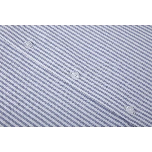 Alex Vando Mens Seersucker Dress Shirts Striped Casual Shirts for Men