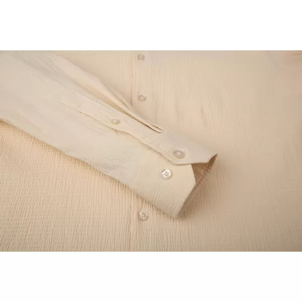 Alex Vando Mens Seersucker Dress Shirts Striped Casual Shirts for Men