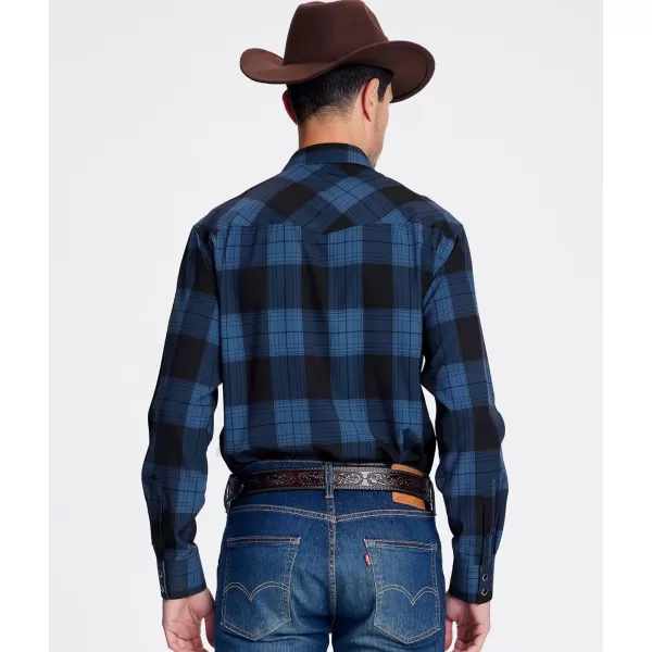 Alex Vando Mens Western Shirts Long Sleeve Casual Cowboy Shirts for Men