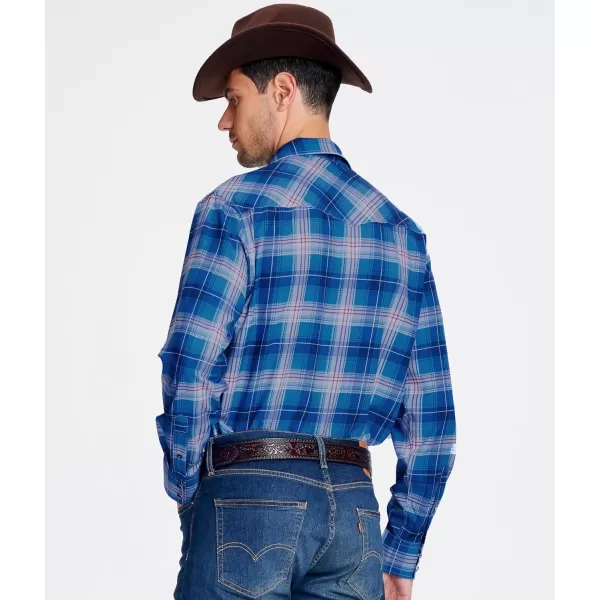 Alex Vando Mens Western Shirts Long Sleeve Casual Cowboy Shirts for Men