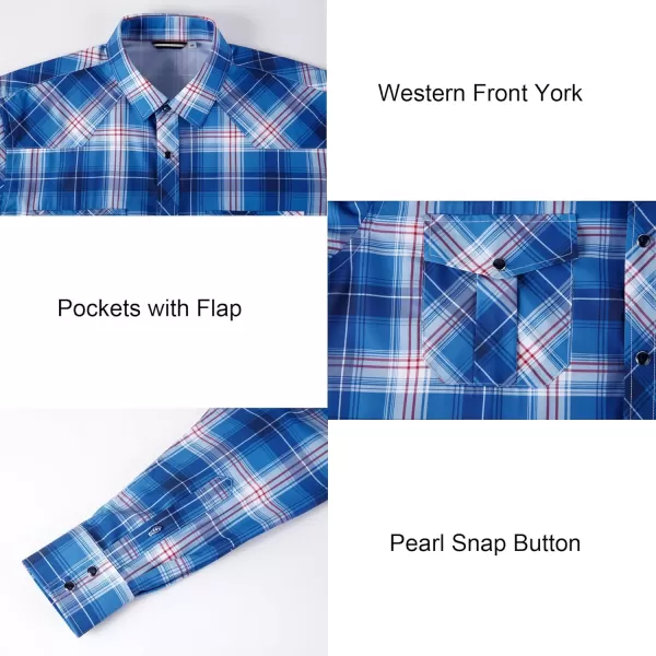 Alex Vando Mens Western Shirts Long Sleeve Casual Cowboy Shirts for Men
