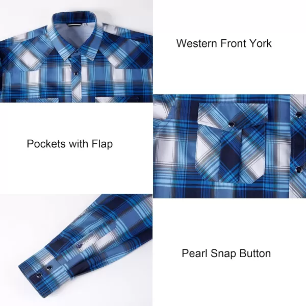 Alex Vando Mens Western Shirts Long Sleeve Casual Cowboy Shirts for Men