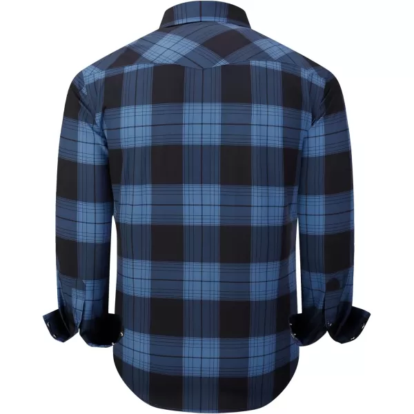 Alex Vando Mens Western Shirts Long Sleeve Casual Cowboy Shirts for Men