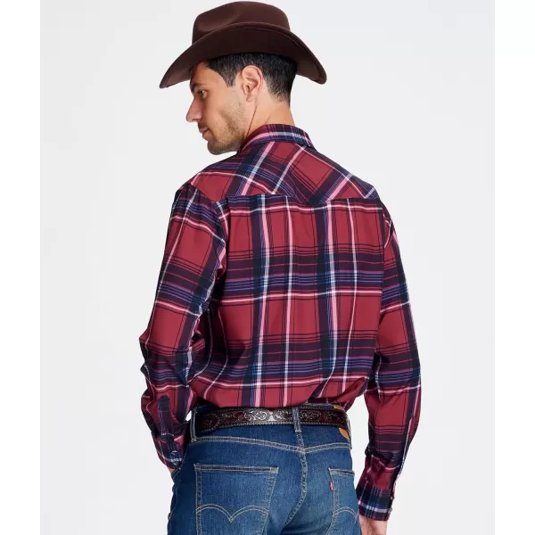 Alex Vando Mens Western Shirts Long Sleeve Casual Cowboy Shirts for Men