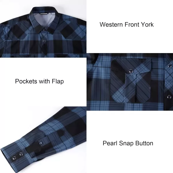 Alex Vando Mens Western Shirts Long Sleeve Casual Cowboy Shirts for Men