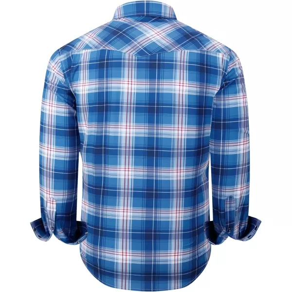 Alex Vando Mens Western Shirts Long Sleeve Casual Cowboy Shirts for Men
