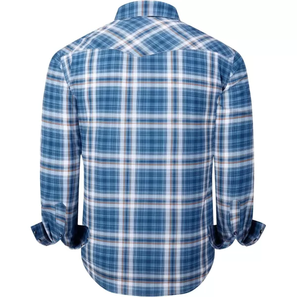 Alex Vando Mens Western Shirts Long Sleeve Casual Cowboy Shirts for Men