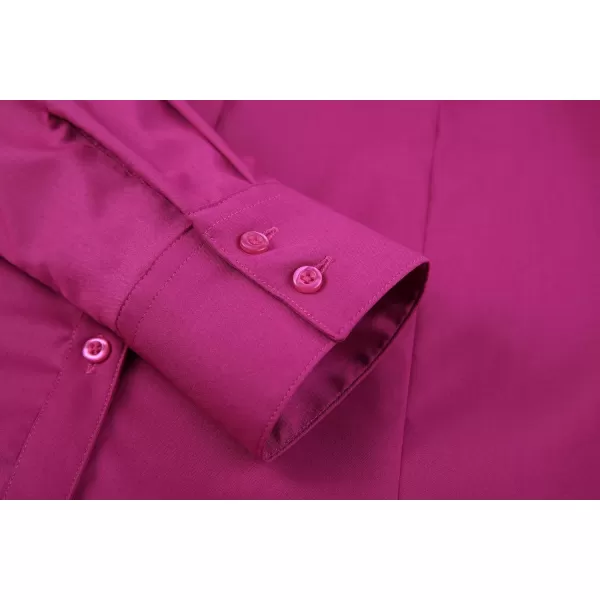 Alex Vando Womens Button Down Shirt Wrinkle Free Casual Long Sleeve Work Blouse Tops