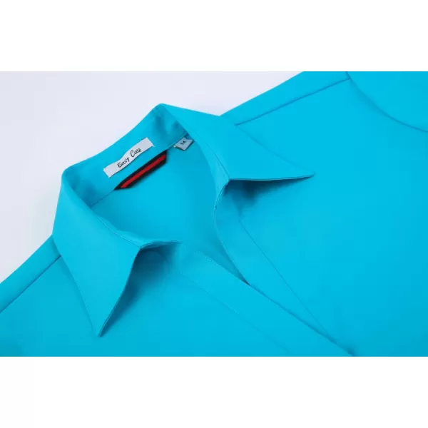 Alex Vando Womens Button Down Shirt Wrinkle Free Casual Long Sleeve Work Blouse Tops