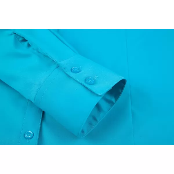 Alex Vando Womens Button Down Shirt Wrinkle Free Casual Long Sleeve Work Blouse Tops