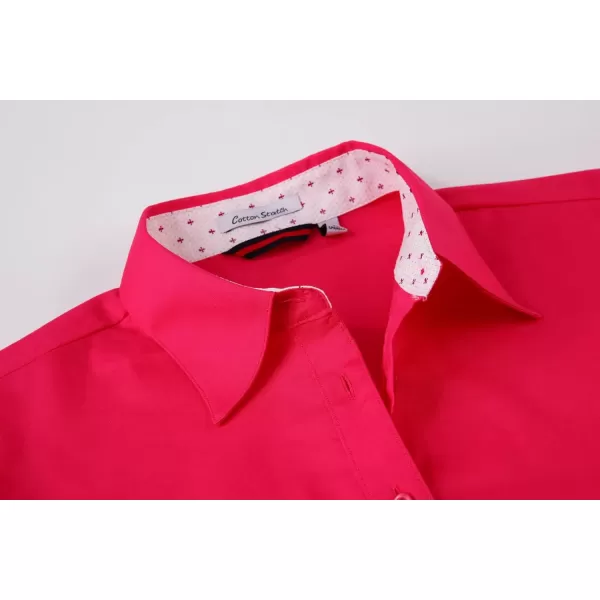 Alex Vando Womens Dress Shirts Wrinkle Free Regular Fit Long Sleeve Stretch Work Shirt