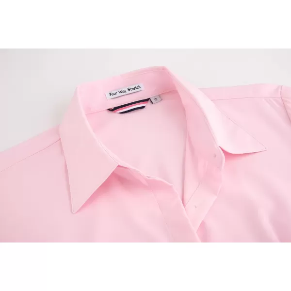 Alex Vando Womens Dress Shirts Wrinkle Free Regular Fit Long Sleeve Stretch Work Shirt