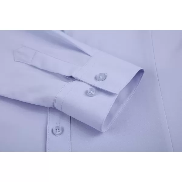 Alex Vando Womens Dress Shirts Wrinkle Free Regular Fit Long Sleeve Stretch Work Shirt