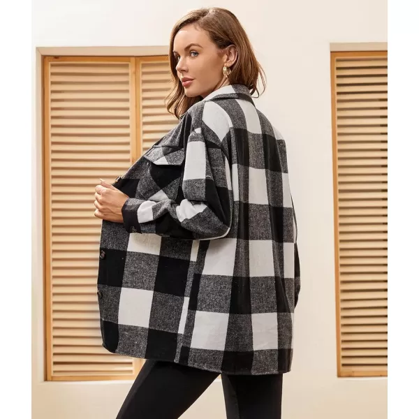 Alex Vando Womens Flannel Shirt Regular Long Sleeve Button Down Flannel Shirts for Women