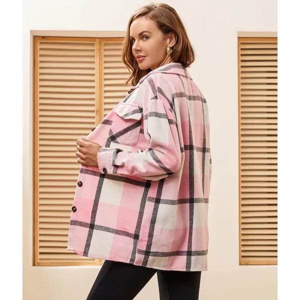 Alex Vando Womens Flannel Shirt Regular Long Sleeve Button Down Flannel Shirts for Women