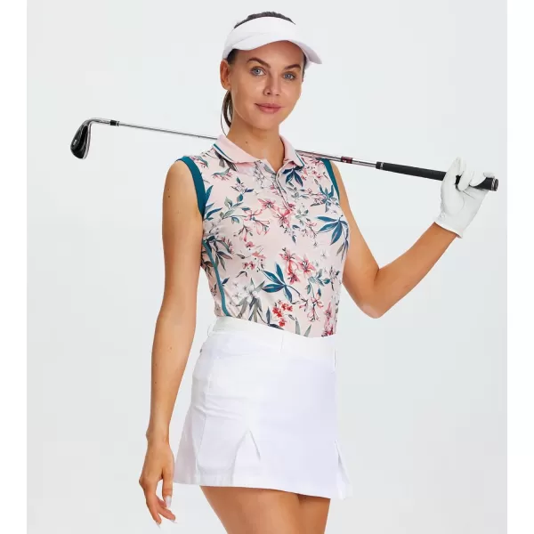 Alex Vando Women's Golf Shirts Moisture Wicking Short Sleeve Tops Solid Casual Shirts for Women