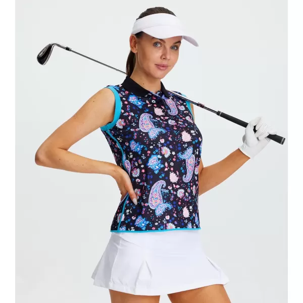 Alex Vando Women's Golf Shirts Moisture Wicking Short Sleeve Tops Solid Casual Shirts for Women