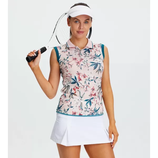 Alex Vando Women's Golf Shirts Moisture Wicking Short Sleeve Tops Solid Casual Shirts for Women