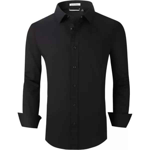 Alex Vando Mens Dress Shirts Regular Fit Long Sleeve Stretch Business Dress Shirts for Men