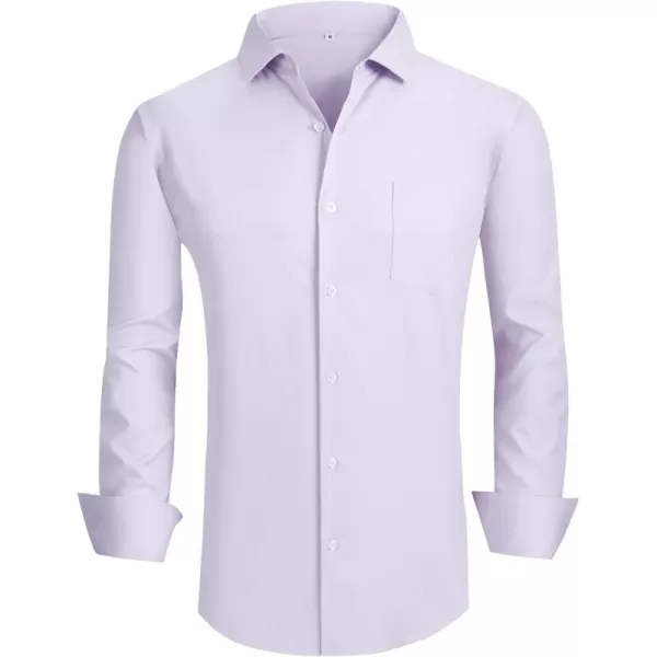 Alex Vando Mens Dress Shirts Wrinkle Free Regular Fit Stretch Rayon Button Down Shirt