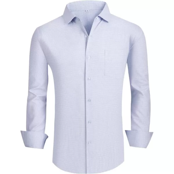 Alex Vando Mens Dress Shirts Wrinkle Free Regular Fit Stretch Rayon Button Down Shirt