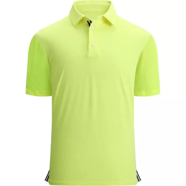 Alex Vando Mens Golf Shirt Moisture Wicking Quick-Dry Short Sleeve Casual Polo Shirts for Men