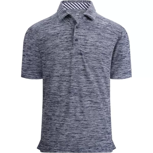 Alex Vando Mens Golf Shirt Moisture Wicking Quick-Dry Short Sleeve Casual Polo Shirts for Men