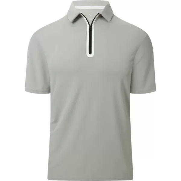 Alex Vando Mens Golf Shirt Moisture Wicking Quick-Dry Short Sleeve Casual Polo Shirts for Men