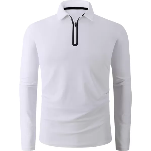Alex Vando Mens Golf Shirt Moisture Wicking Quick-Dry Short Sleeve Casual Polo Shirts for Men