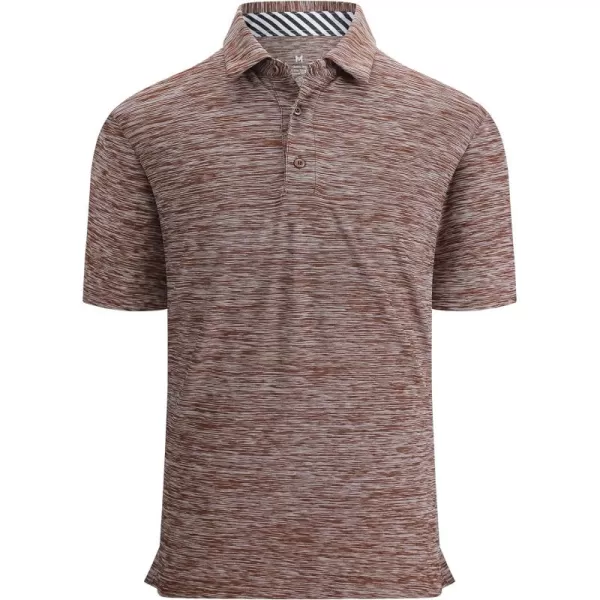 Alex Vando Mens Golf Shirt Moisture Wicking Quick-Dry Short Sleeve Casual Polo Shirts for Men