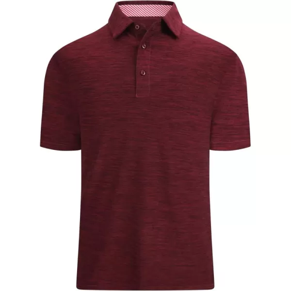 Alex Vando Mens Golf Shirt Moisture Wicking Quick-Dry Short Sleeve Casual Polo Shirts for Men
