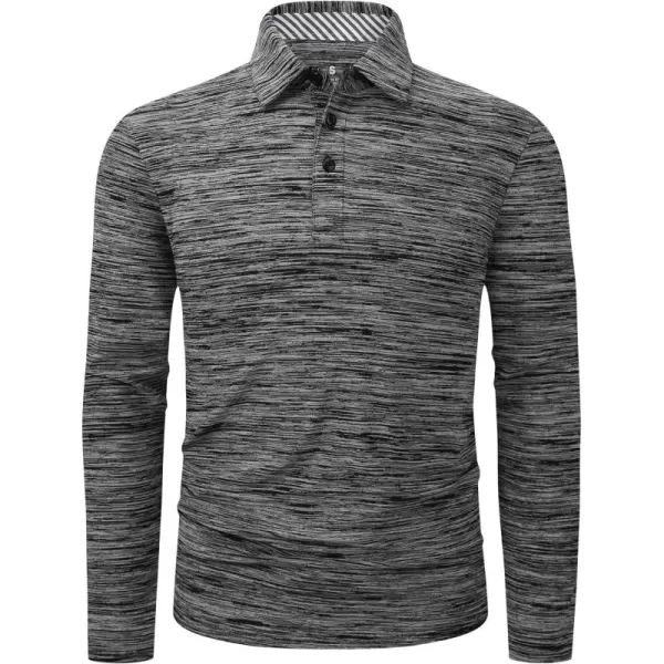 Alex Vando Mens Golf Shirt Moisture Wicking Quick-Dry Short Sleeve Casual Polo Shirts for Men
