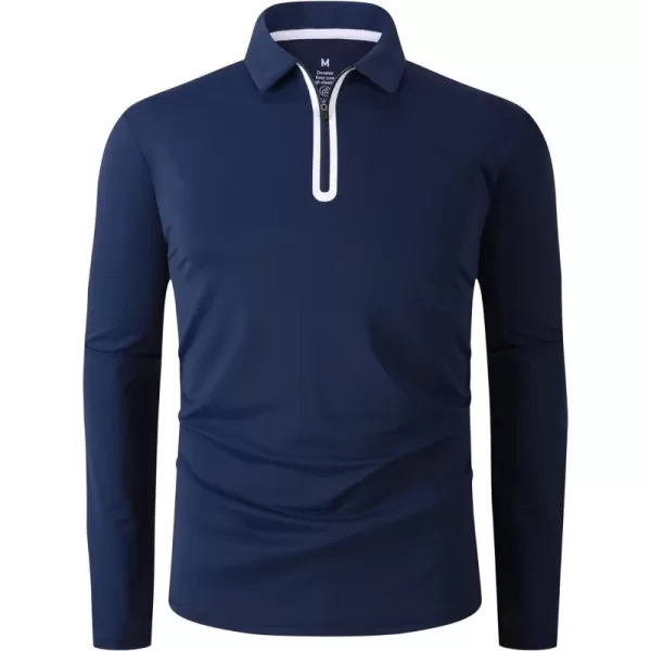 Alex Vando Mens Golf Shirt Moisture Wicking Quick-Dry Short Sleeve Casual Polo Shirts for Men