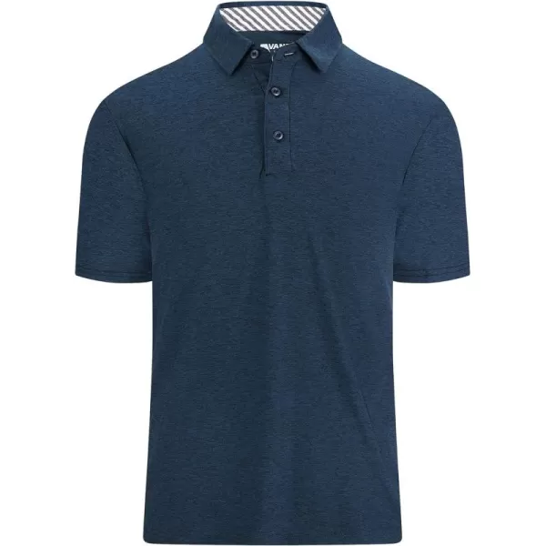 Alex Vando Mens Golf Shirt Moisture Wicking Quick-Dry Short Sleeve Casual Polo Shirts for Men